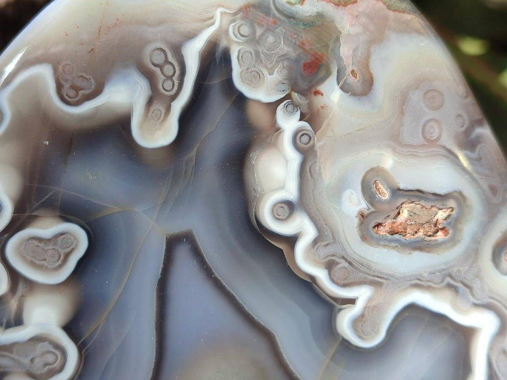 Polished Large Shashe River Agate Standing Display Piece x 1 From Zimbabwe