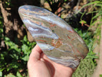 Polished Large Shashe River Agate Standing Display Piece x 1 From Zimbabwe