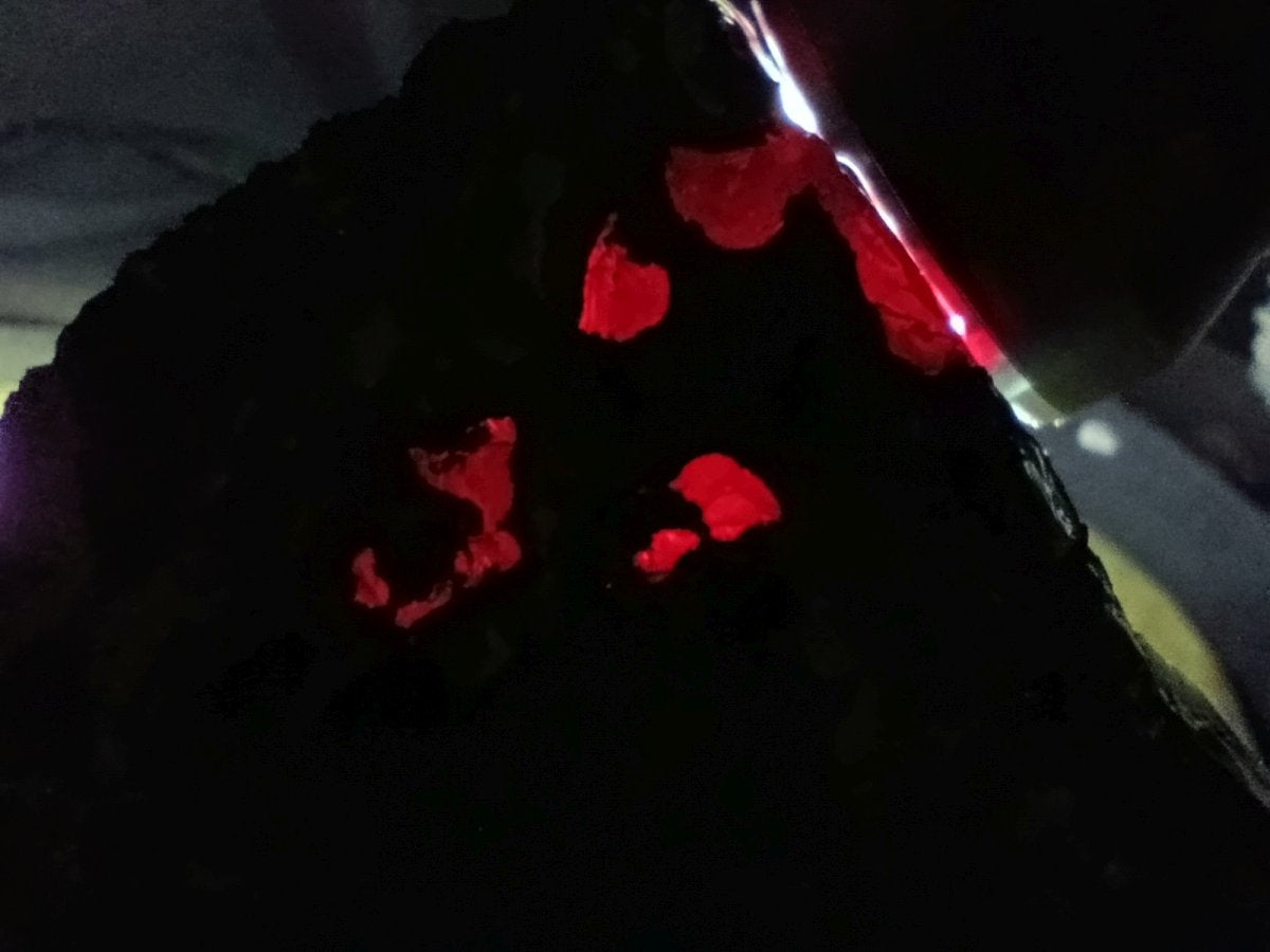 Natural Large Red Cuprite and Silky Malachite Specimen x 1 From Mashamba West, Congo