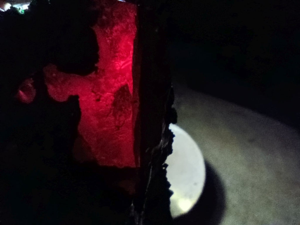 Natural Large Red Cuprite and Silky Malachite Specimen x 1 From Mashamba West, Congo