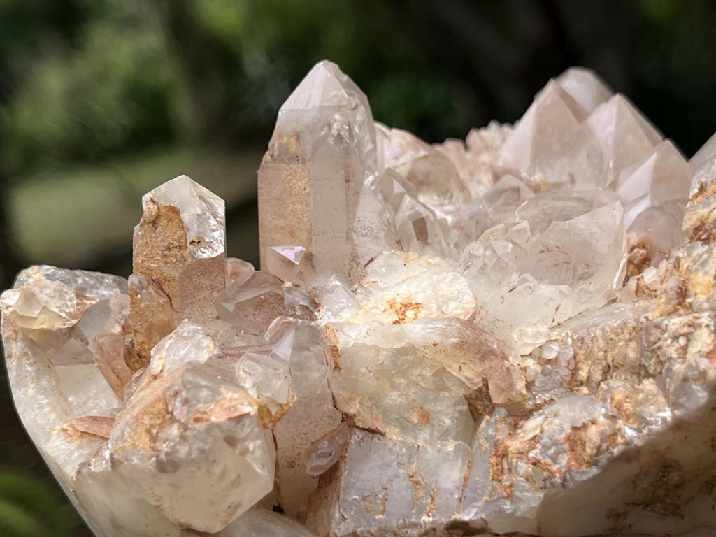 Natural Large Hematoid Quartz Crystal Cluster x 1 From Karoi, Zimbabwe