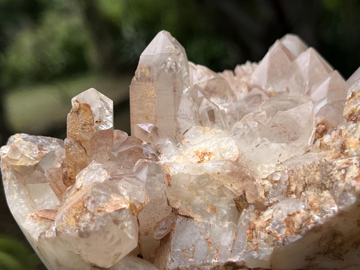Natural Large Hematoid Quartz Crystal Cluster x 1 From Karoi, Zimbabwe