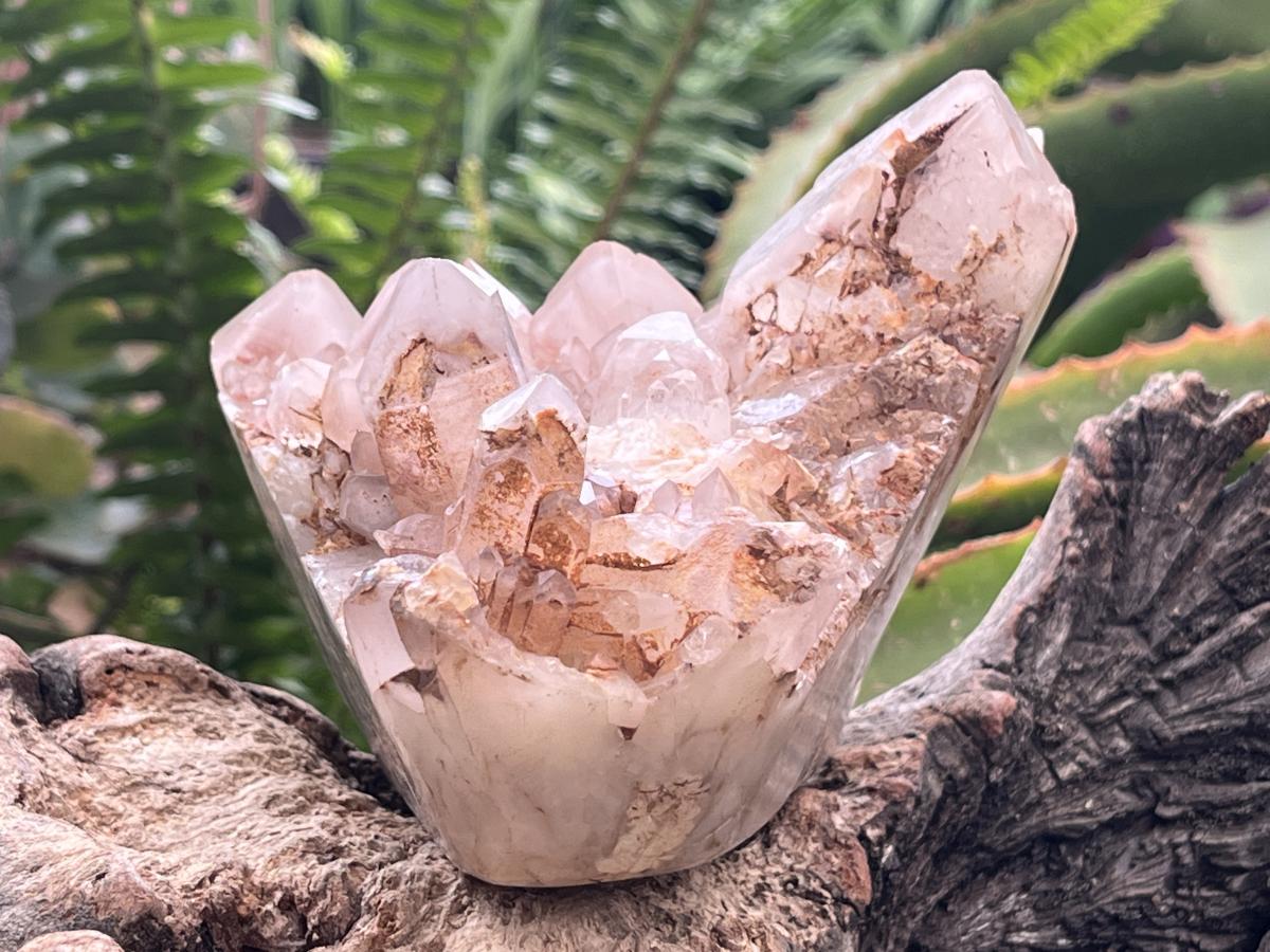 Natural Large Hematoid Quartz Crystal Cluster x 1 From Karoi, Zimbabwe