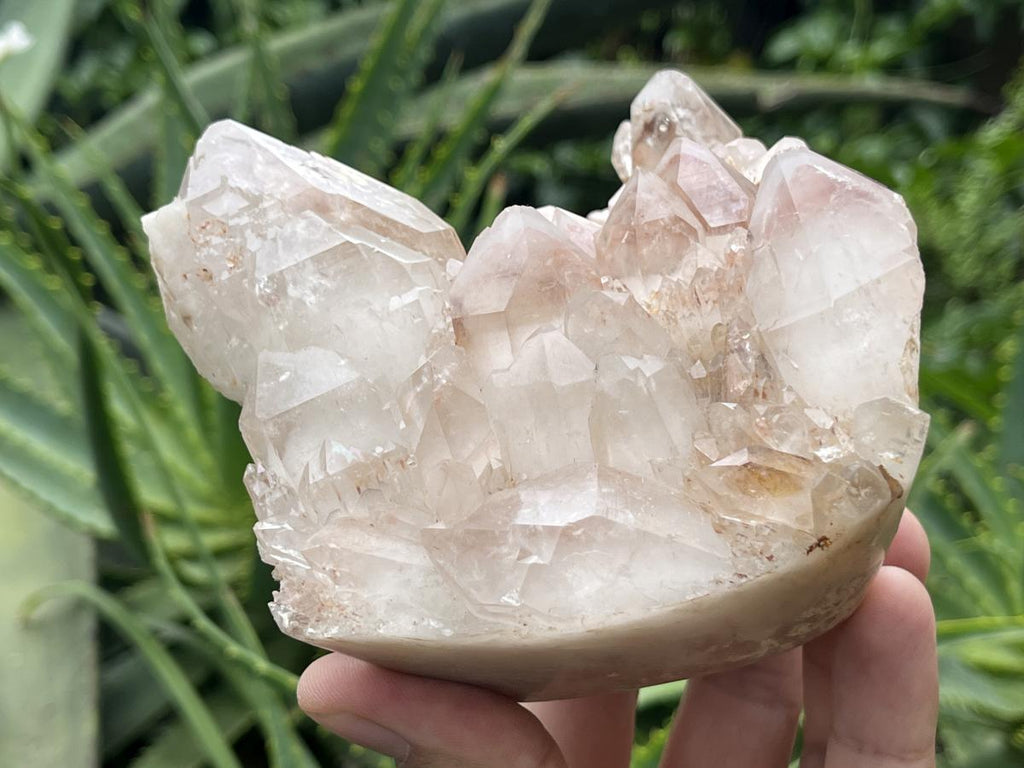 Natural Large Hematoid Quartz Crystal Cluster x 1 From Karoi, Zimbabwe