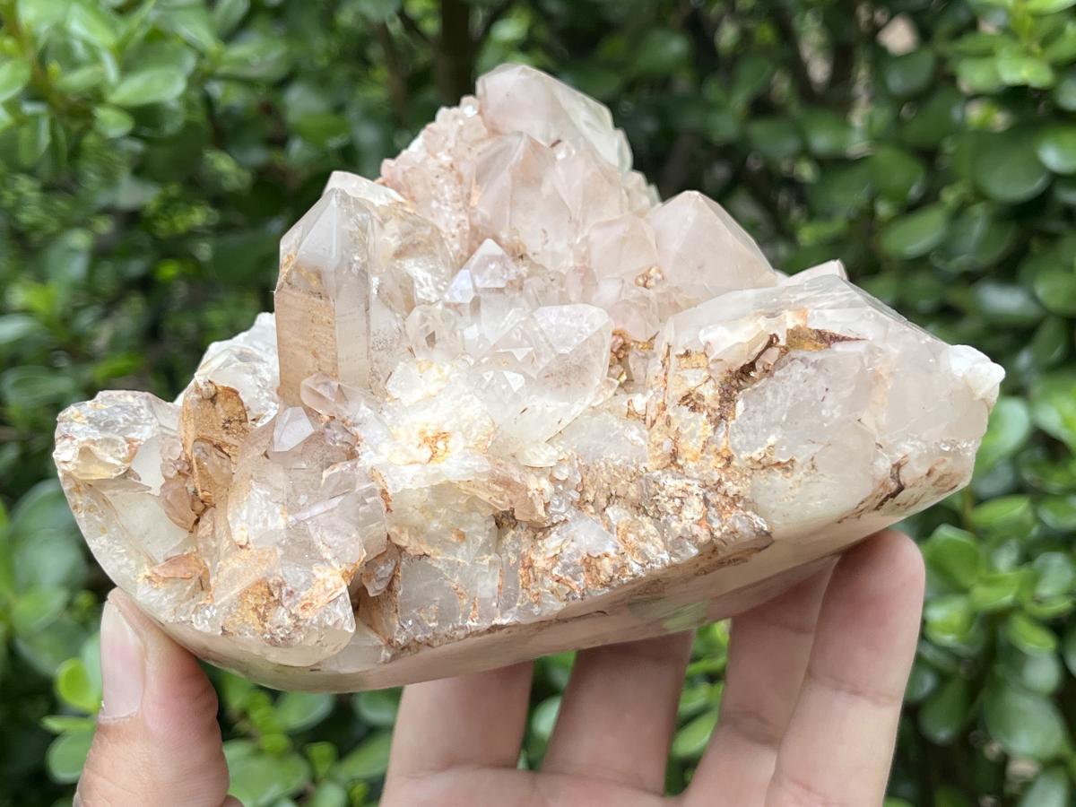 Natural Large Hematoid Quartz Crystal Cluster x 1 From Karoi, Zimbabwe