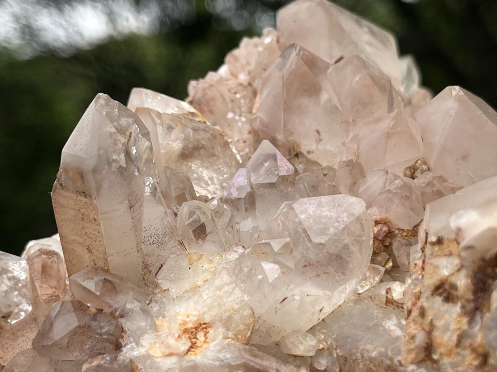 Natural Large Hematoid Quartz Crystal Cluster x 1 From Karoi, Zimbabwe