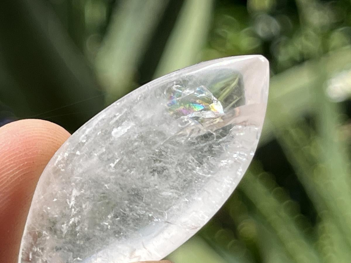 Polished Bag of 12 Rock Crystal Angel Tears - Sold Per Item - From Madagascar