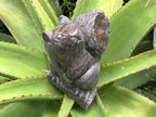 Hand Made Pair of Serpentine Squirrel Carvings x 1 From Zimbabwe