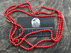Hand Made Red Coral Bead Necklaces - Sold Per Item - From Philippines