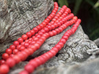 Hand Made Red Coral Bead Necklaces - Sold Per Item - From Philippines