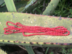Hand Made Red Coral Bead Necklaces - Sold Per Item - From Philippines