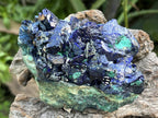 Natural Ultra Rare Large Azurite Crystal Specimen x 1 From Tsumeb, Namibia