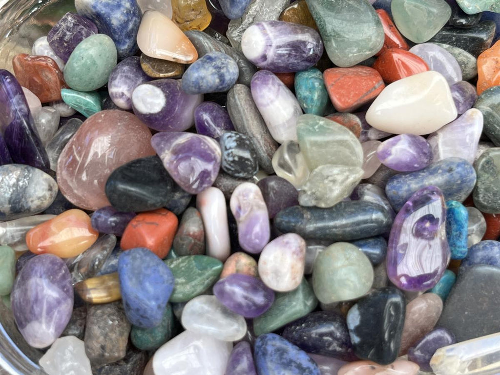 Polished Mixed Chip Tumble Gemstones x 1 Tub - Sold Per Item - From Southern Africa