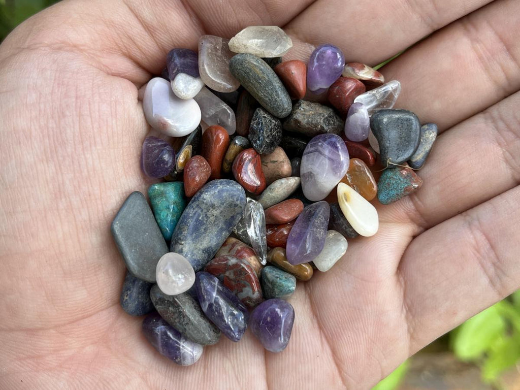 Polished Mixed Chip Tumble Gemstones x 1 Tub - Sold Per Item - From Southern Africa