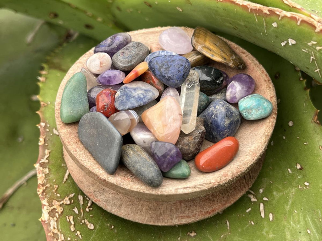 Polished Mixed Chip Tumble Gemstones x 1 Tub - Sold Per Item - From Southern Africa