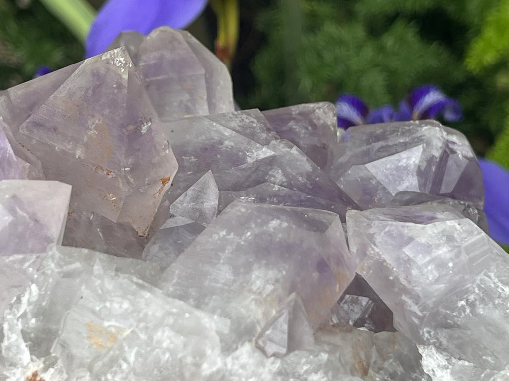 Natural Medium Jacaranda Amethyst Crystal Plate Cluster x 1 From Mumbwa, Zambia