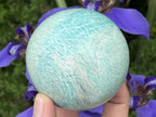 Polished Medium Amazonite Sphere x 1 From Zimbabwe