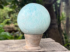 Polished Medium Amazonite Sphere x 1 From Zimbabwe