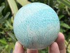 Polished Medium Amazonite Sphere x 1 From Zimbabwe