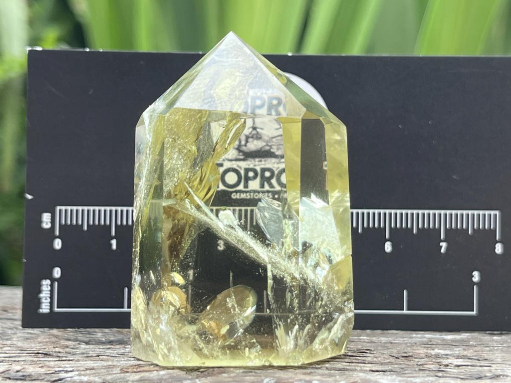 Polished Lemon Citrine Crystal x 1 From Madagascar