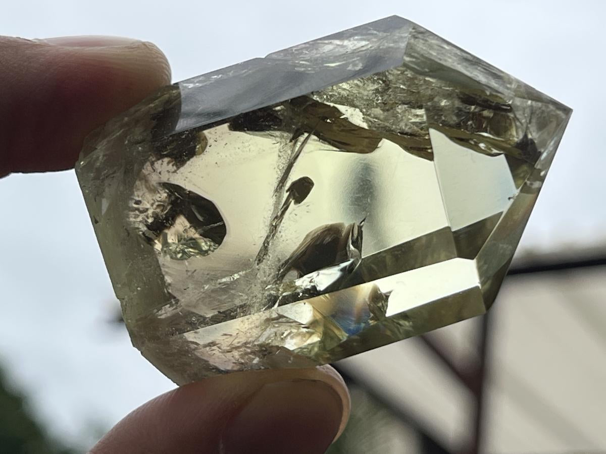 Polished Lemon Citrine Crystal x 1 From Madagascar