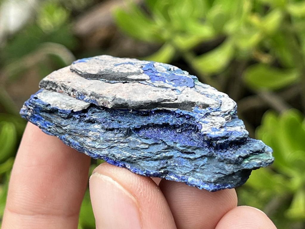 Natural Azurite Drusy Crystalline Specimen x 1 From Jakka Mine, Congo