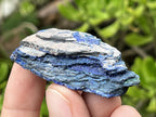 Natural Azurite Drusy Crystalline Specimen x 1 From Jakka Mine, Congo