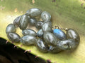 Hand Made Labradorite Bead Necklace x 1 From Tulear, Madagascar