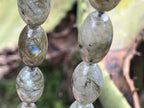 Hand Made Labradorite Bead Necklace x 1 From Tulear, Madagascar