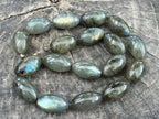 Hand Made Labradorite Bead Necklace x 1 From Tulear, Madagascar