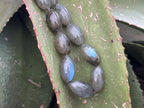 Hand Made Labradorite Bead Necklace x 1 From Tulear, Madagascar