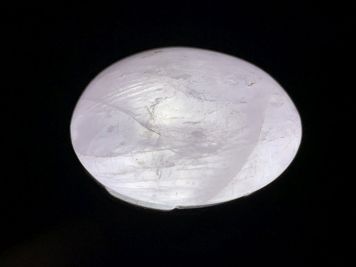 Polished Rose Quartz Palm Stone Basket Bouquet x 1 From Ambatondrazaka, Madagascar