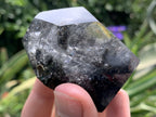 Polished Moss Rock Crystal Faceted Seer Stone x 1 From Madagascar