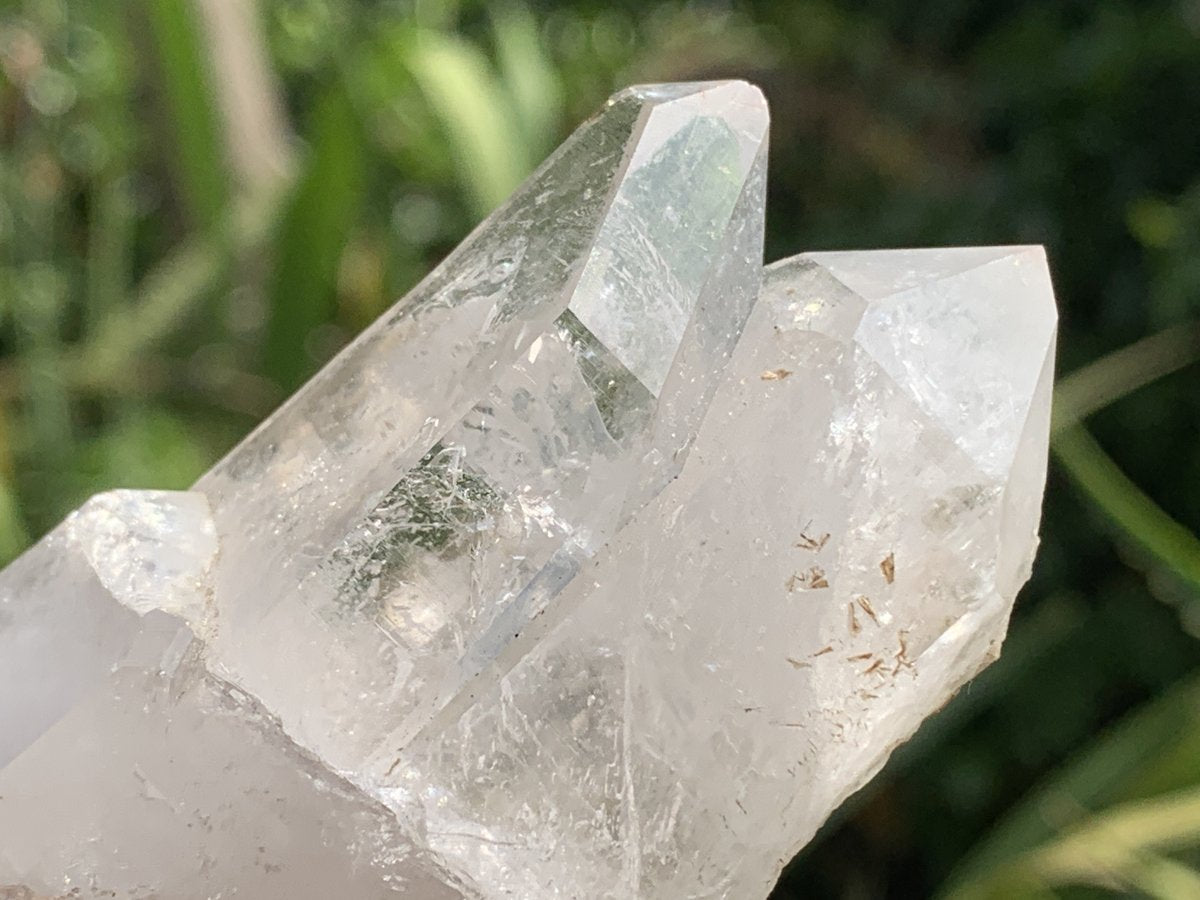 Natural Clear Multi-Terminated Quartz Crystal Specimen x 1 From Brandberg, Namibia
