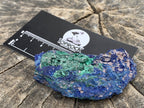 Natural Azurite Drusy Crystalline Specimen with Malachite x 1 From Jakka Mine, Congo