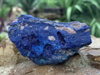 Natural Azurite Drusy Crystalline Specimen with Malachite x 1 From Jakka Mine, Congo