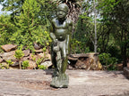 Hand Made XXL Green Verdite Bushman Sculpture x 1 From Zimbabwe