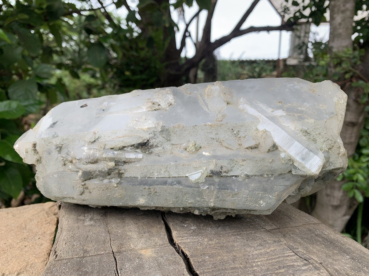 Natural Large Floater Quartz Crystal x 1 From Jan Coetzee Mine, Northern Cape, South Africa