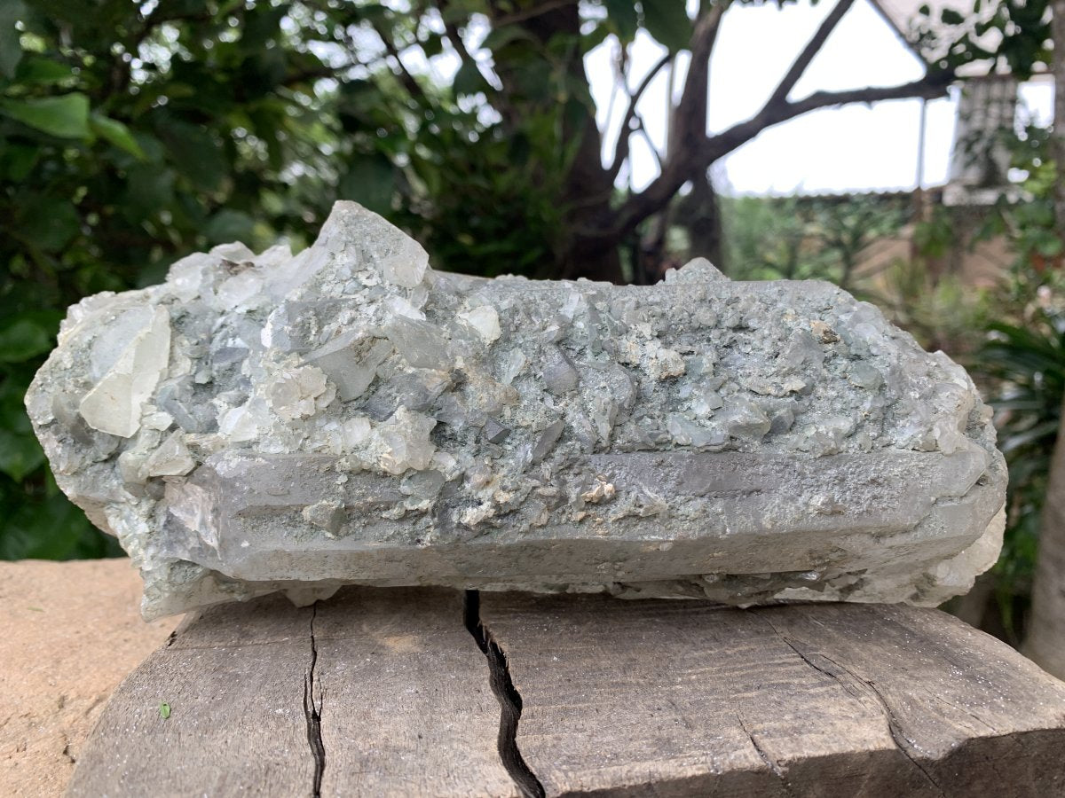 Natural Large Floater Quartz Crystal x 1 From Jan Coetzee Mine, Northern Cape, South Africa
