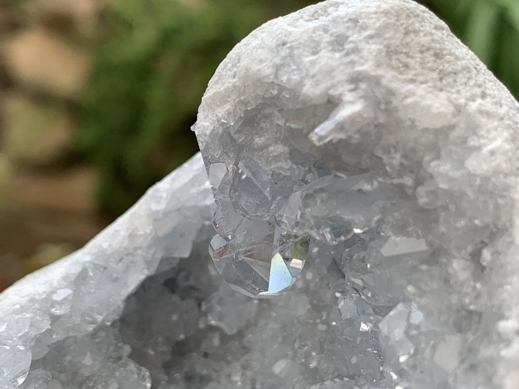 Natural Mini Celestite Geode x 1 From Sakoany, Madagascar
