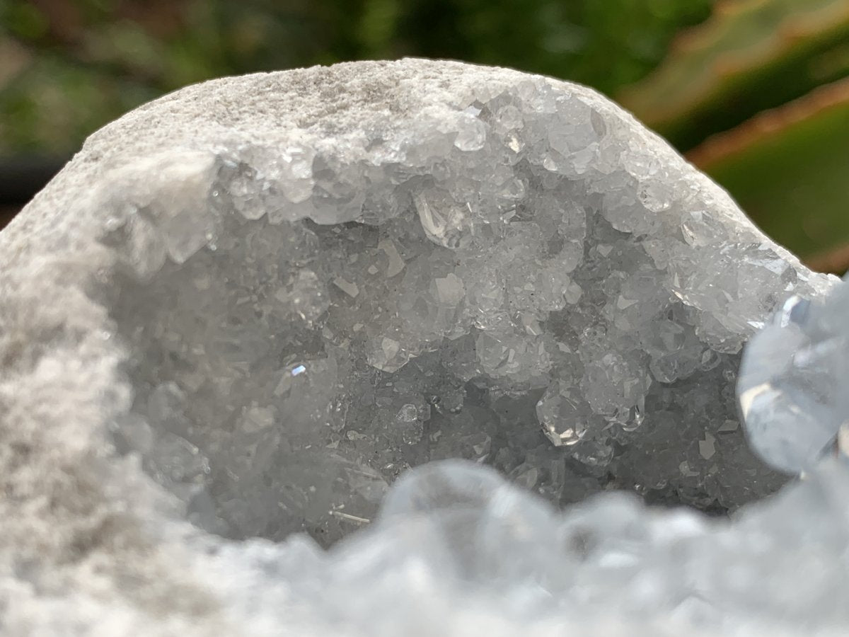 Natural Mini Celestite Geode x 1 From Sakoany, Madagascar