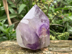 Polished and Natural Window Amethyst Crystal x 1 From Akansobe, Madagascar
