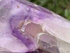 Polished and Natural Window Amethyst Crystal x 1 From Akansobe, Madagascar