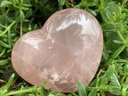 Polished Gemmy Rose Quartz Gemstone Heart x 1 From Madagascar
