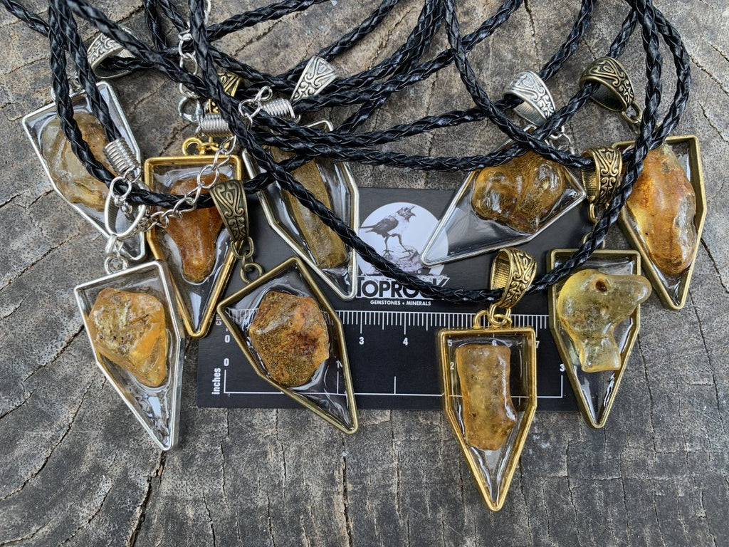 Hand Made Copal Amber Necklace - Sold Per Item - From Madagascar