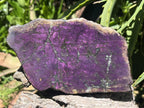 Polished Metallic Sheen Purpurite Specimen x 1 From Erongo, Namibia