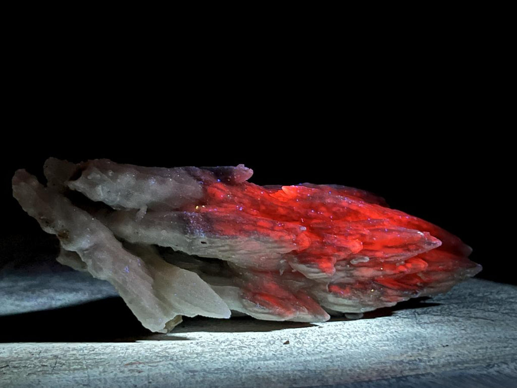 Natural Multi-Terminated Drusy Quartz Spearhead Calcite Sceptre x 1 From Albert's Mountain, Lesotho