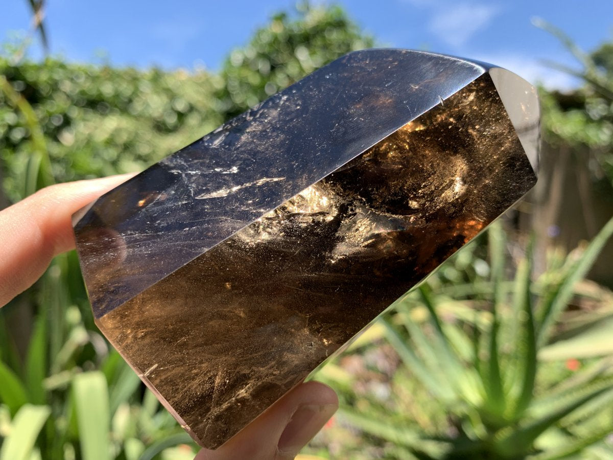 Polished Smokey Quartz Crystal x 1 From Madagascar