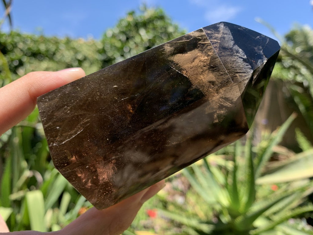 Polished Smokey Quartz Crystal x 1 From Madagascar