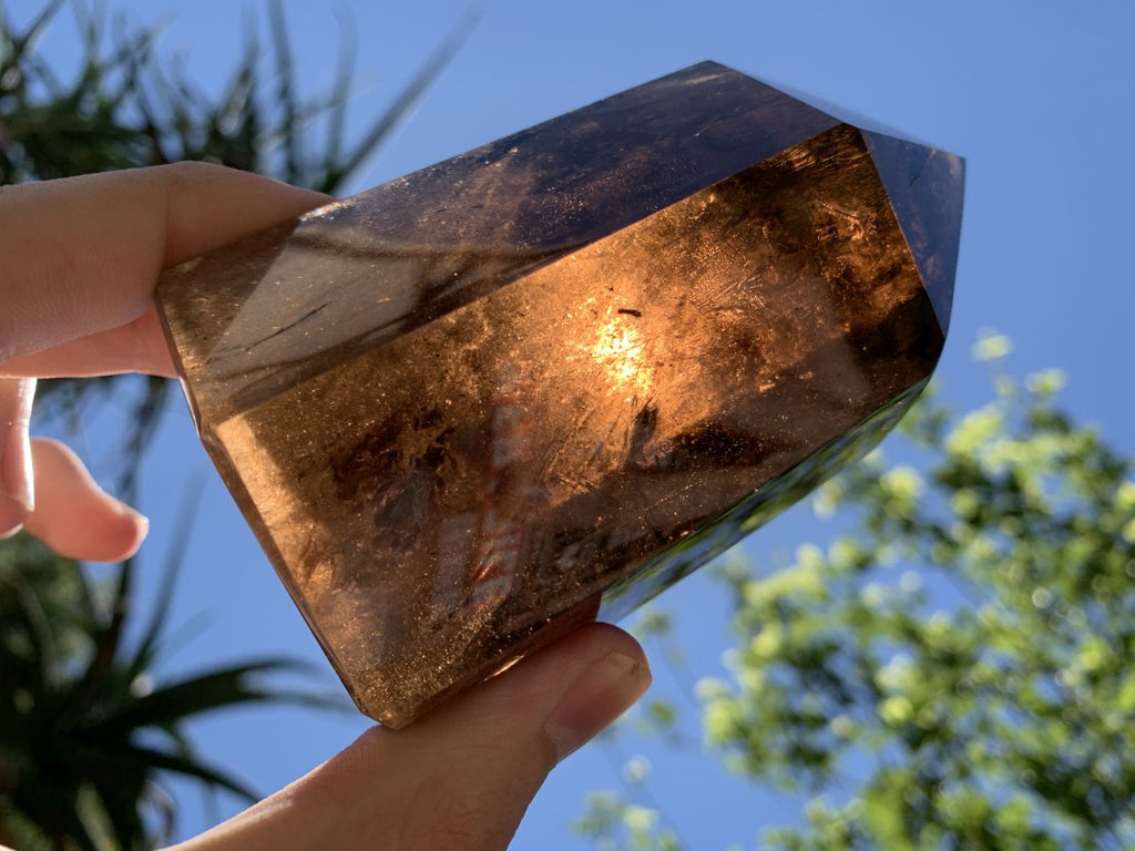 Polished Smokey Quartz Crystal x 1 From Madagascar